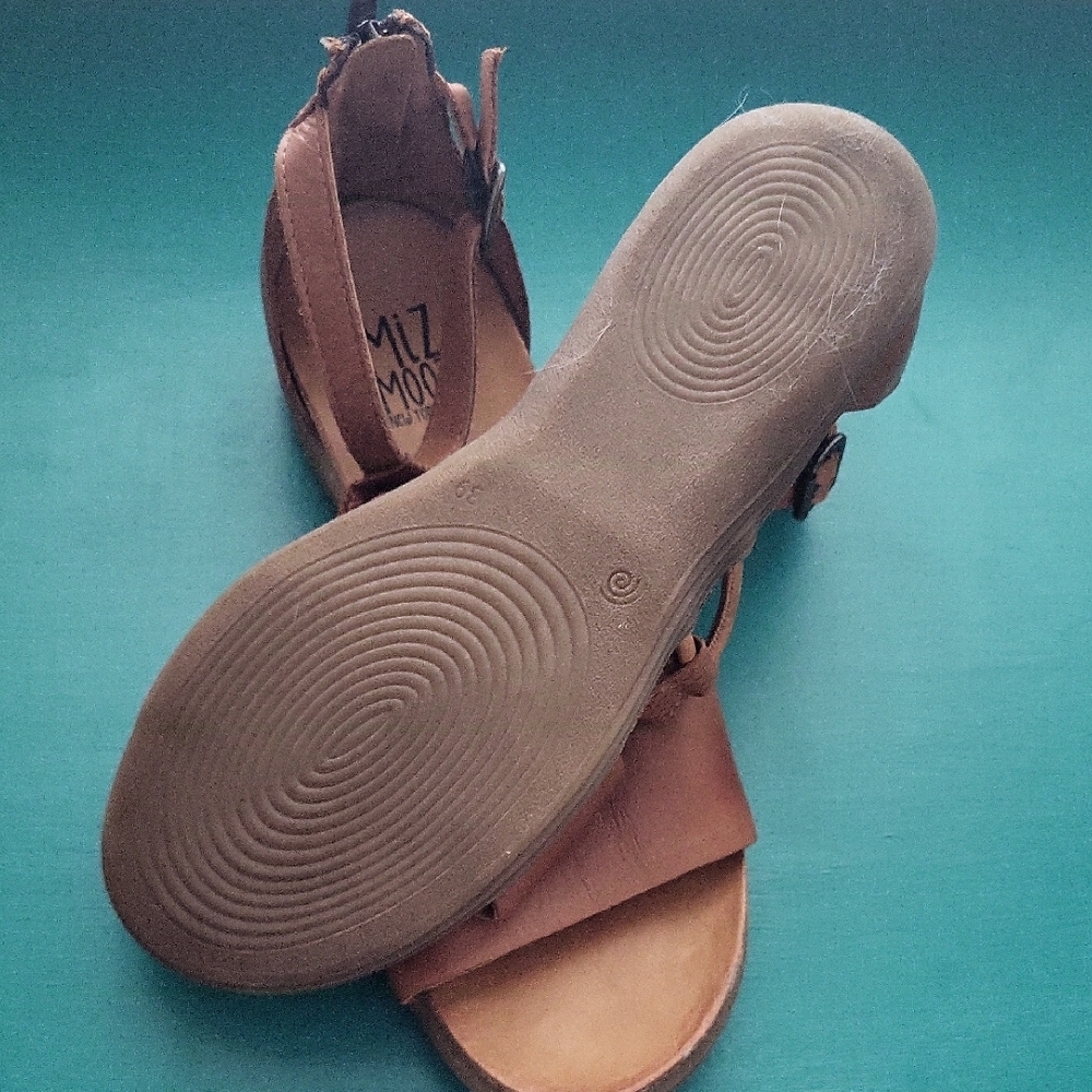 Miz Mooz Mari Leather Sandals - Tan - EU 39/US 8.5-9 - Picture 6 of 7
